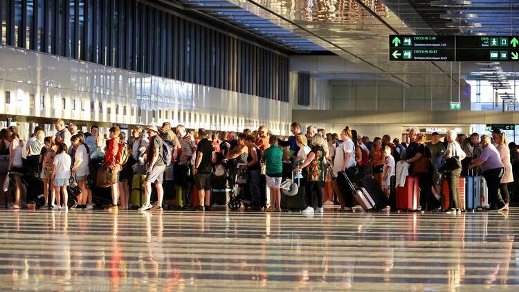 Airport queues