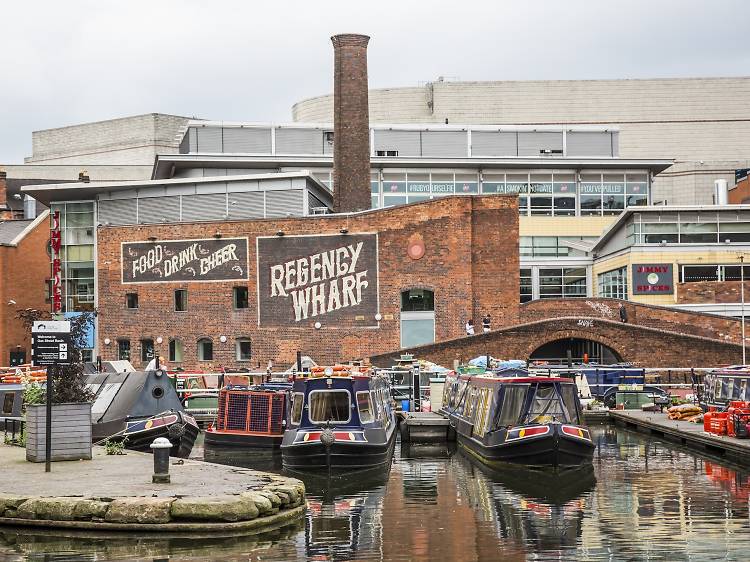 Explore Brindleyplace and the canal quarter