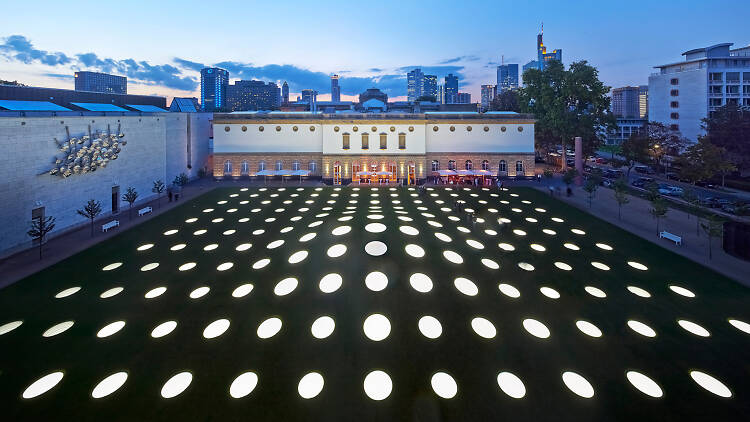 The garden of the Städel Museum in Frankfurt