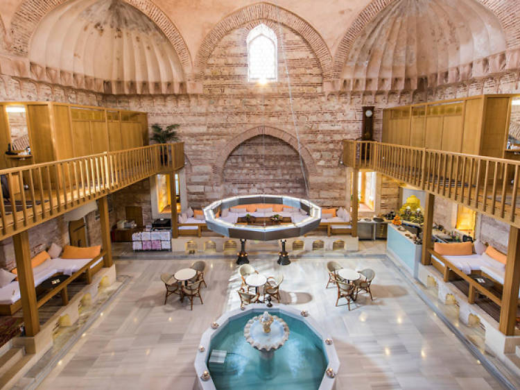 Get a full body scrub at Kılıç Ali Paşa Hamamı