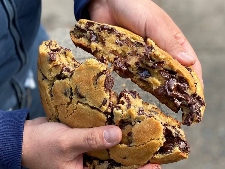 You can win a year's supply of these chunky NYC-style cookies from this Sydney bakery